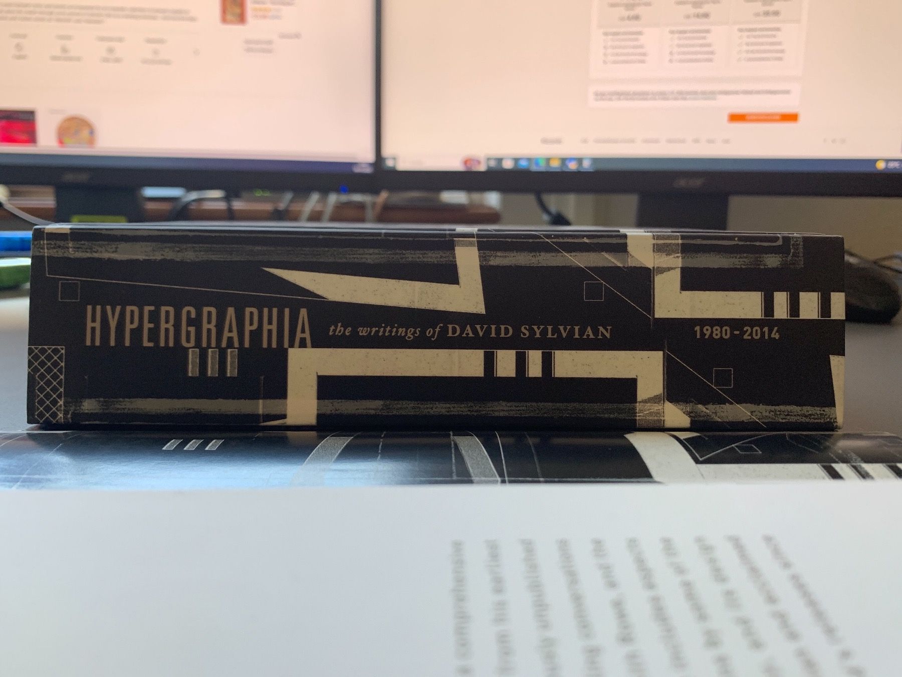 Bücher: Hypergraphia - The writings of David Sylvian 1980 - 2014 – Gebraucht aus Zürich von ZuercherBrockenhaus 2