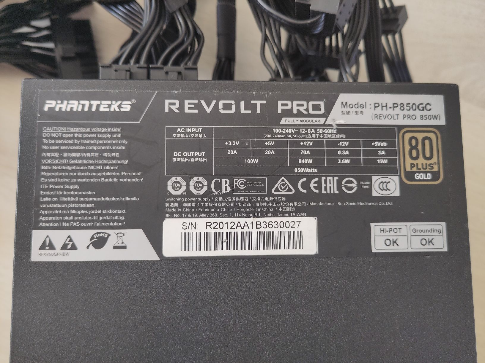 Componenti elettronici: 750W Netzteil – Difettoso da Sargans venduto da sve_hjs5 2