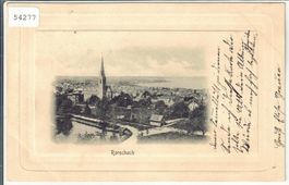 Rorschach - Generalansicht - Präge-Karte