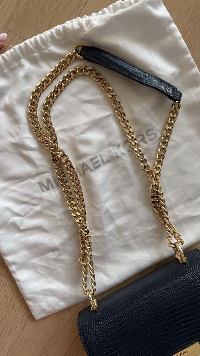 Michael Kors Borse da donna: Michael Kors Crossbody Bag - Navy Lizard Embossed Leather – Usato da Pratteln venduto da phi_2b8n 7