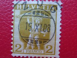 1907, Nr.101 mit sauberem Vollstempel: ZUG: 15.NOV.1908