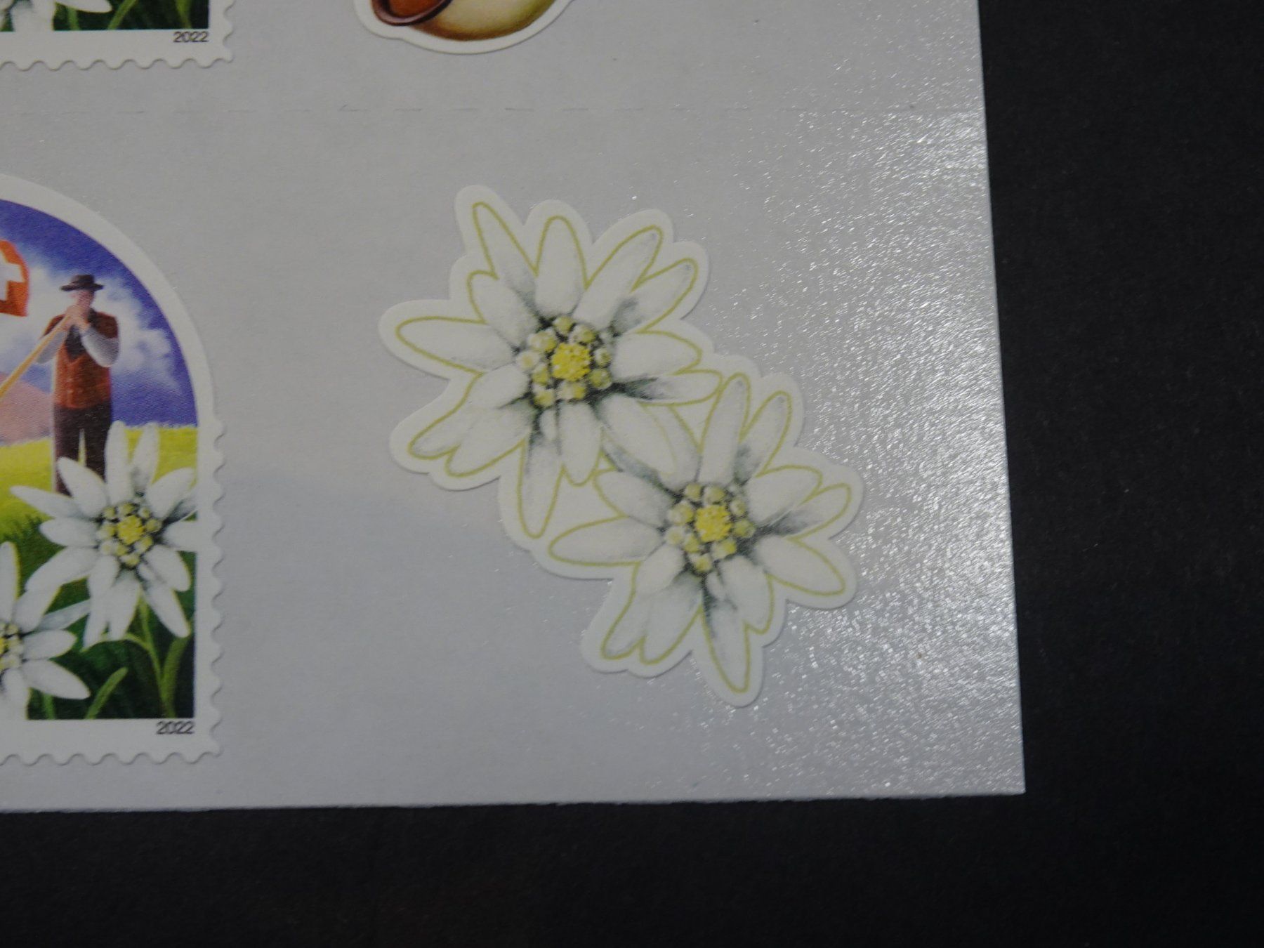 Alle Briefmarken: 2022 KLEINBOGEN POSTFRISCH MIT 8 SEPERATEN KLEBERN SCHWEIZ – Gebraucht aus Eschenbach SG von eDaisy 5