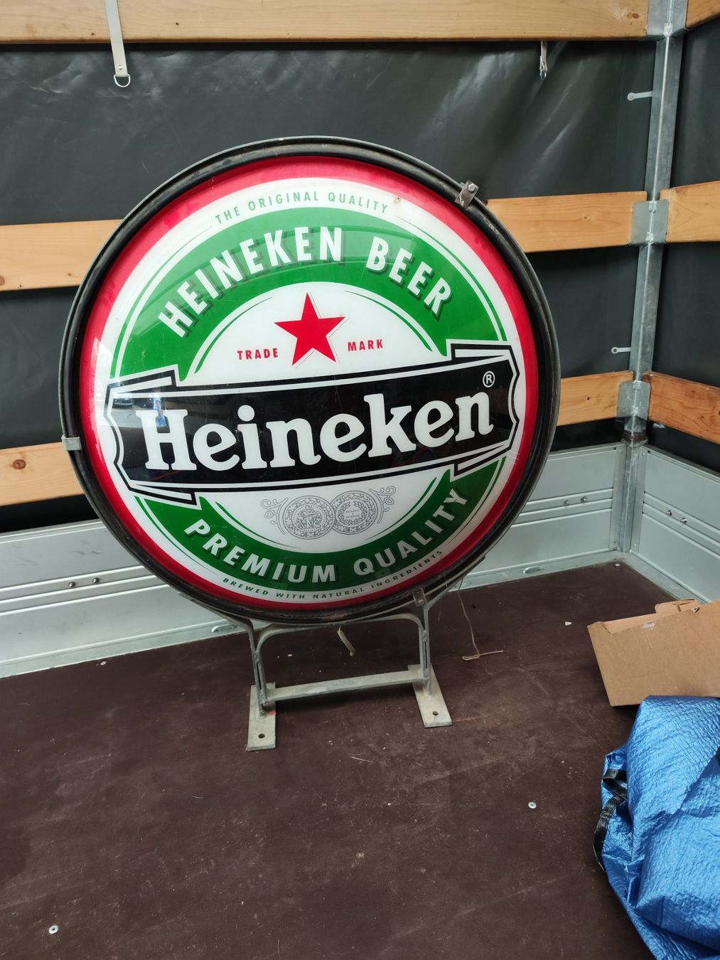 Lampade: Heineken Leuchtreklame ca 80cm – Usato da Zürich venduto da turbopuz 2