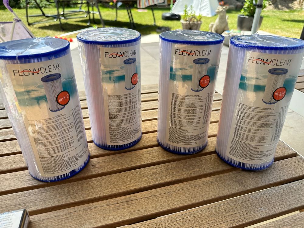 BESTWAY Pool Filter Kartusche Gr.1 58093 Filterkartusche 2-24 Stück Ersatzfilter
