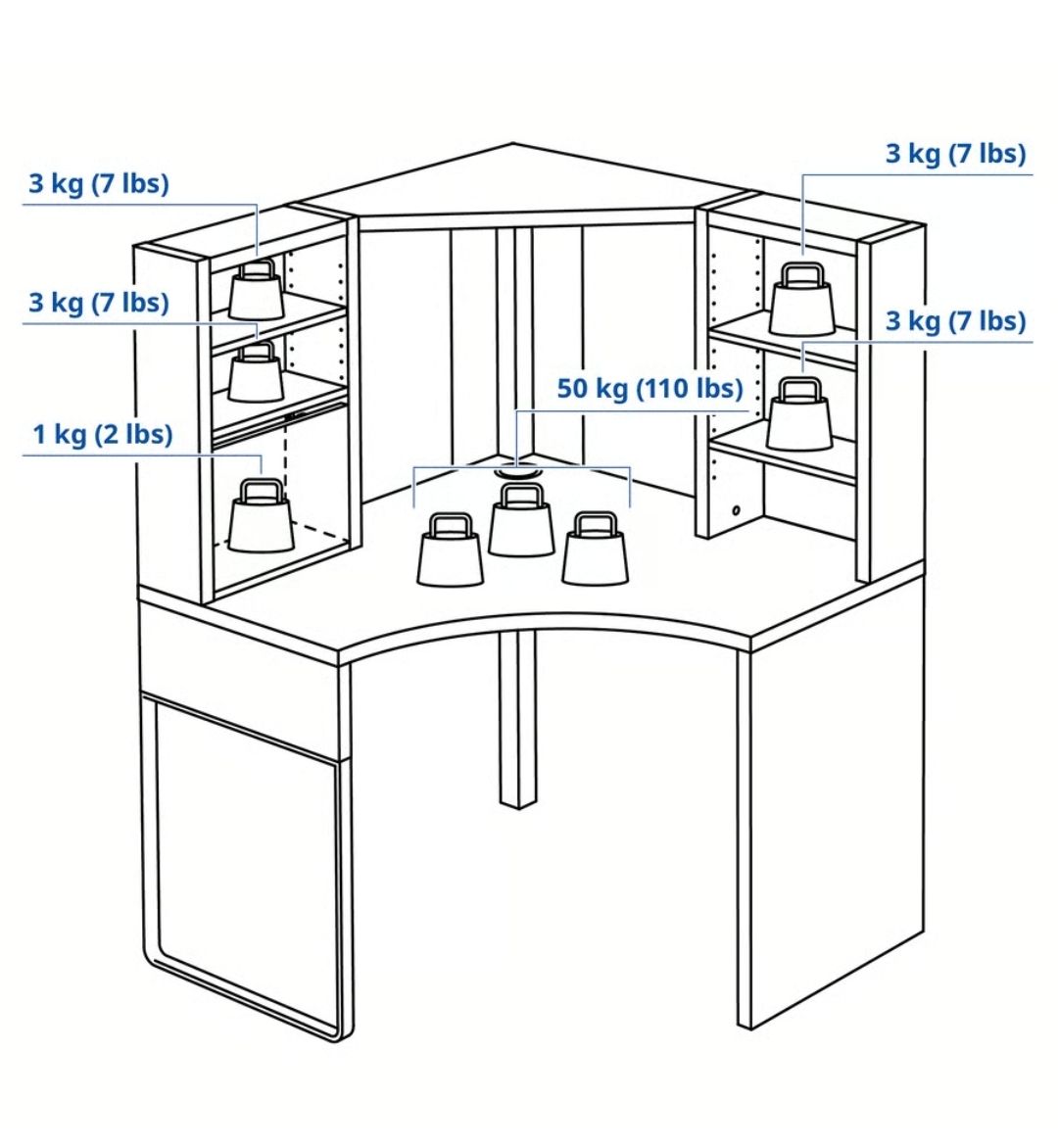 Scrivanie: Schreibtisch ikea MICKE – Usato da Glattbrugg venduto da riseca 7