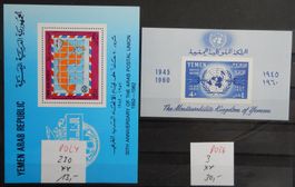 Jemen Kat. Block 3 & 230 ** 1960/82 Kat. 43 Euro
