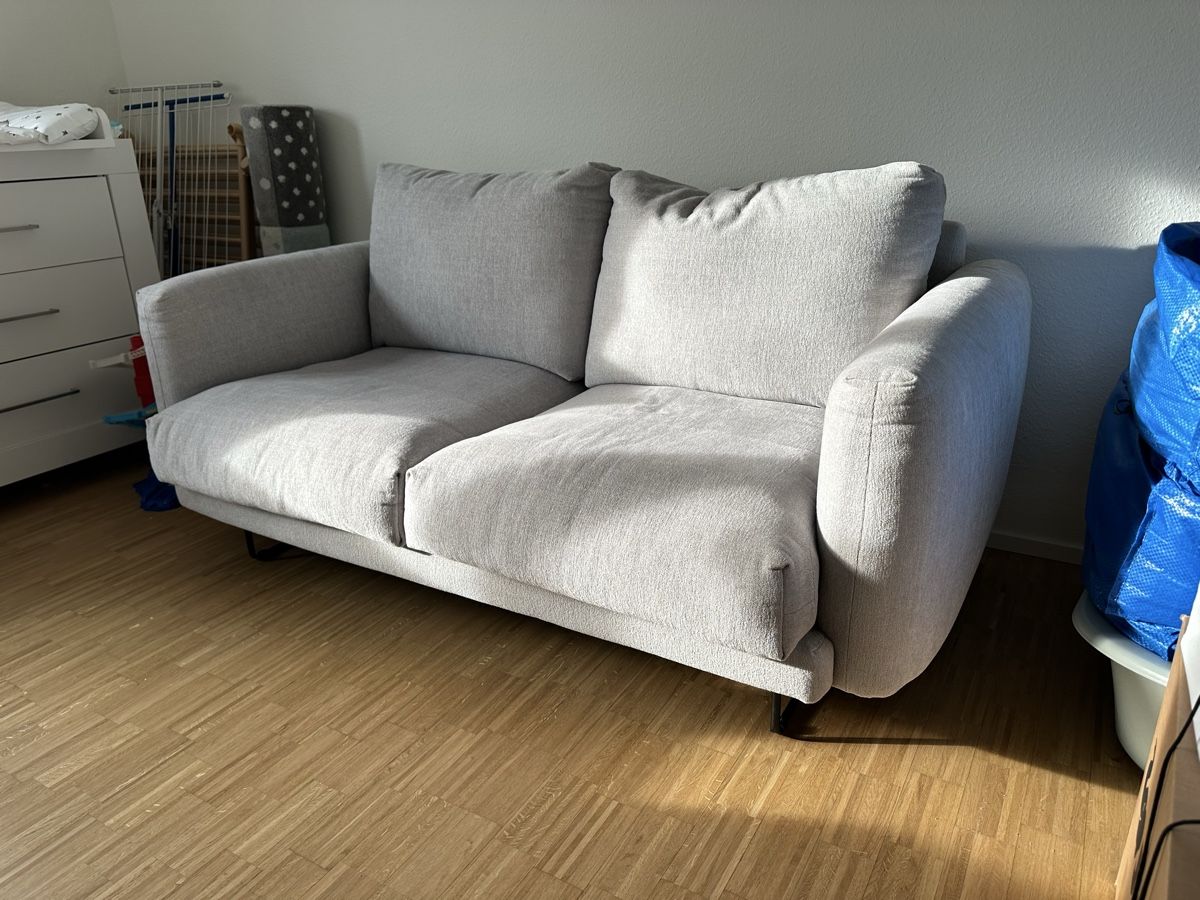 Conforama Sofas: 2er Sofa Grau – D'occasion à Sissach par Pumi230