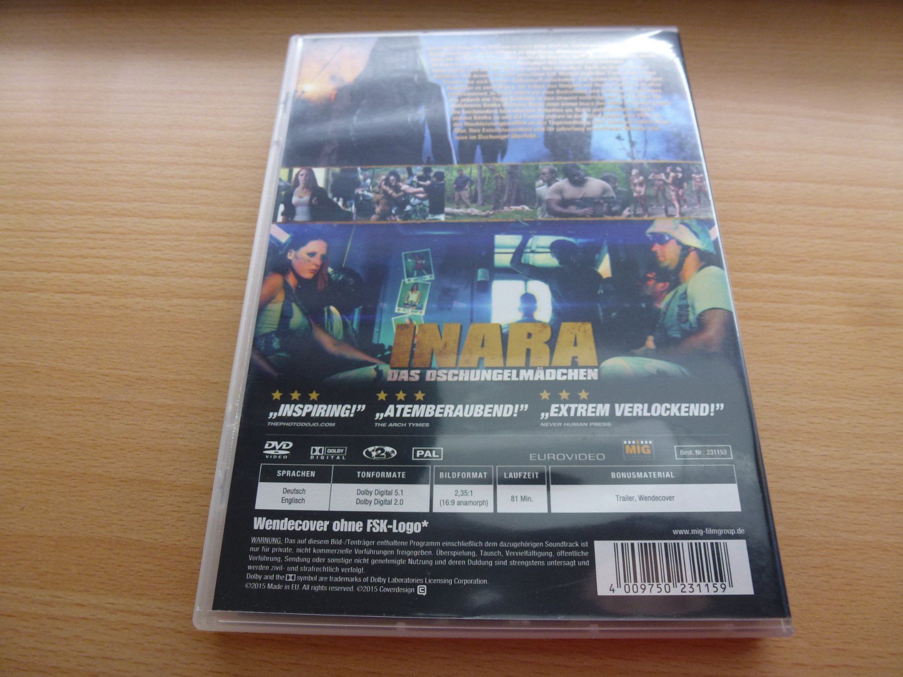 Tutti i DVDs: Inara - das Dschungelmädchen – Usato da Hombrechtikon venduto da HGK50 1