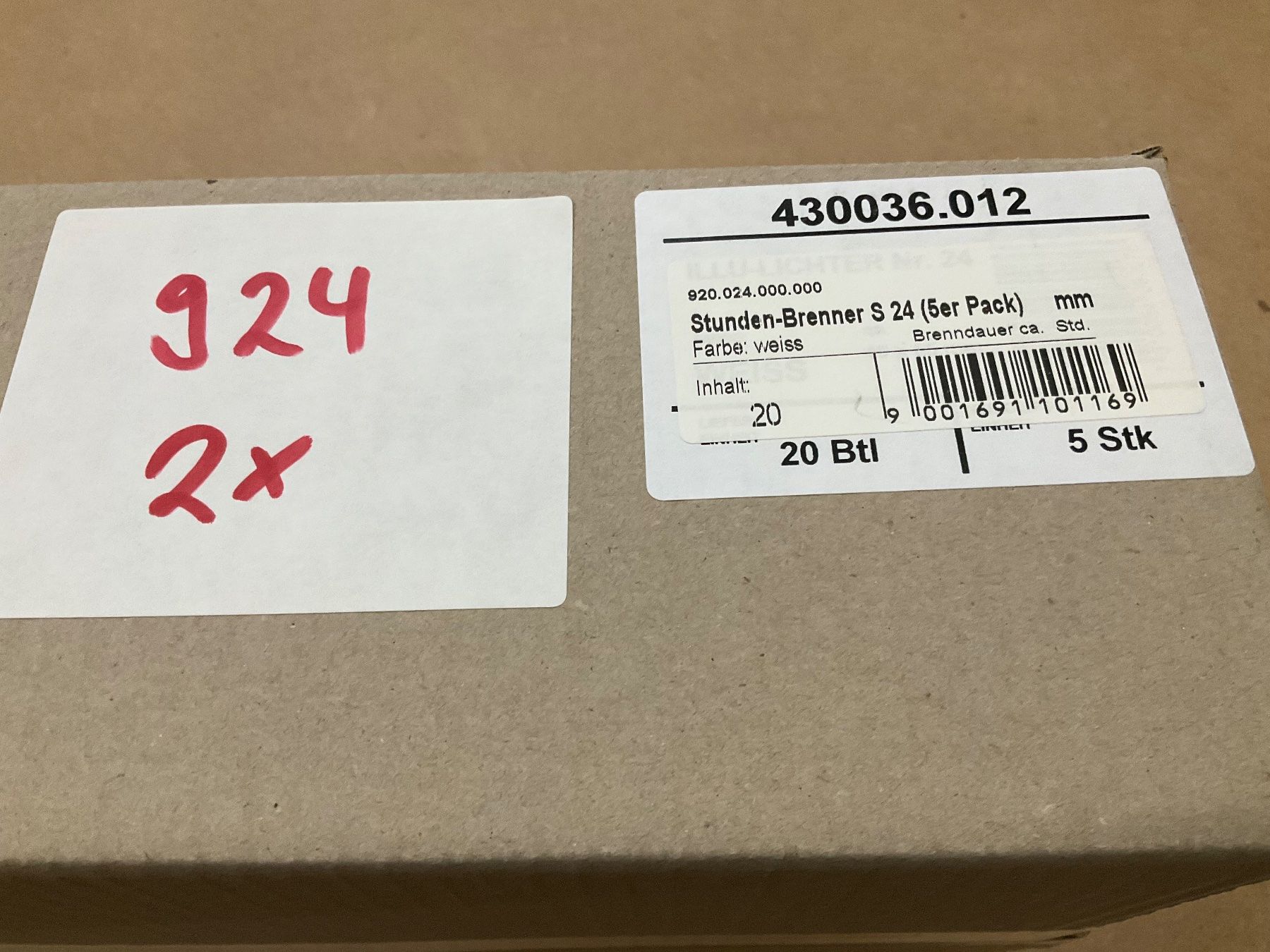 Candele: 924 Posten Stundenbrenner aus Liquidation – Nuovo (secondo la descrizione) da Derendingen venduto da Meisterstuecke 5