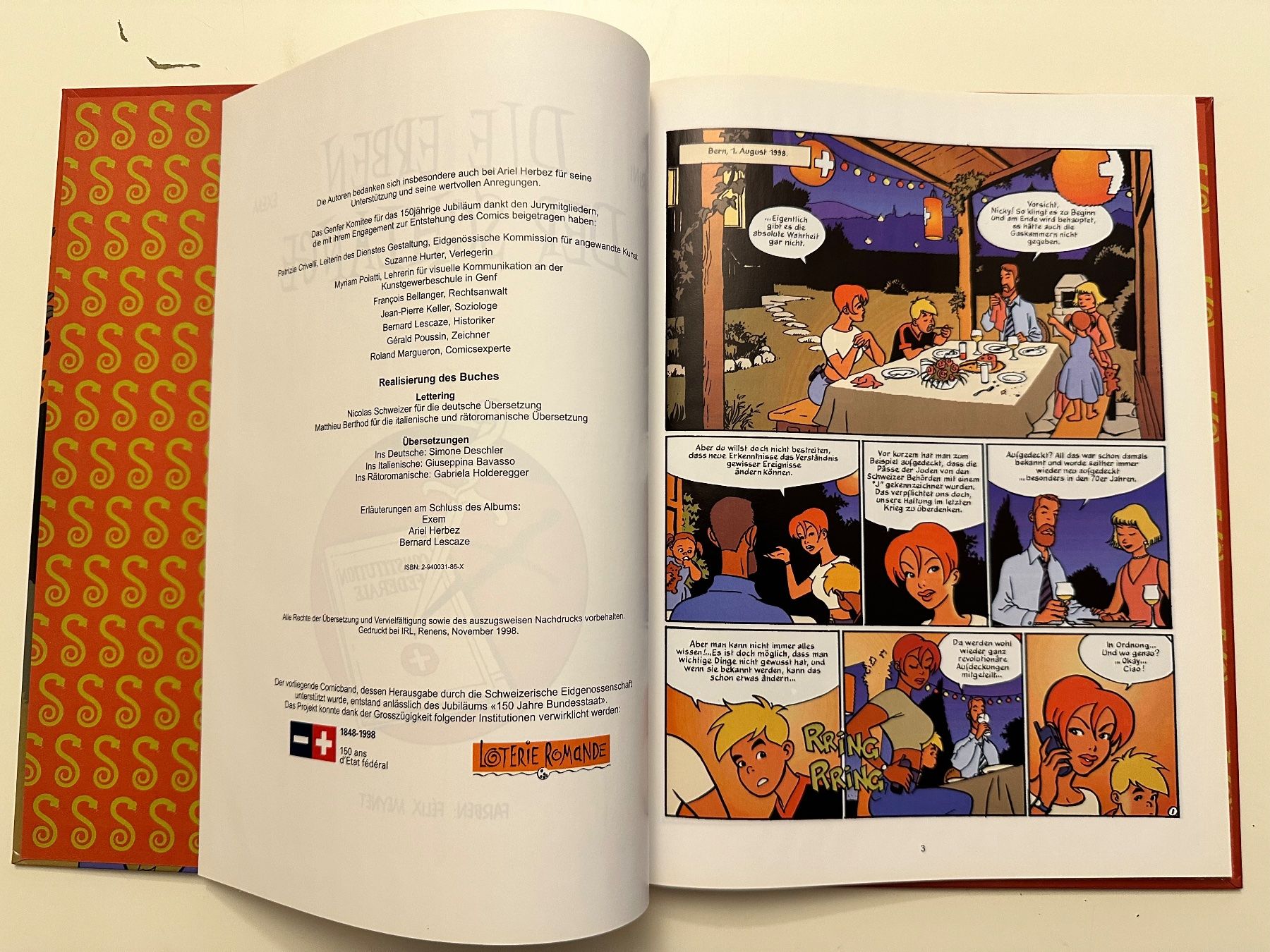 Fumetti: DIE ERBEN DER SCHLANGE - EDITIONS SUZANNE HURTER – Usato da Münsingen venduto da Ganjam 3
