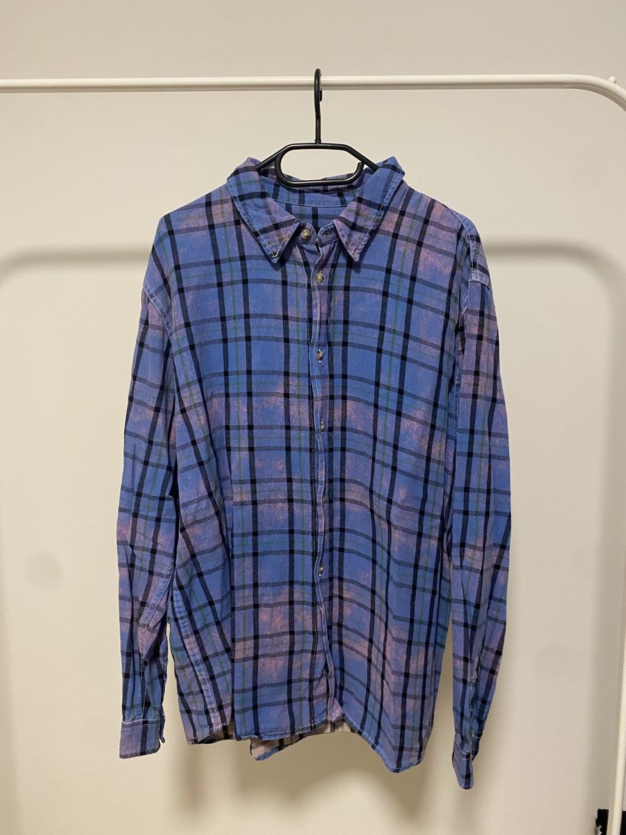 Zara Chemises: Hemd Grösse L violett/blau – D'occasion à Brüttisellen par xe_m