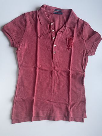 Ralph Lauren Polo Shirt slimfit Damen Grösse S/M Rot