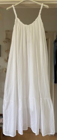 LONGUE ROBE EN COTON! M SOLDES DE FIN DE SAISON