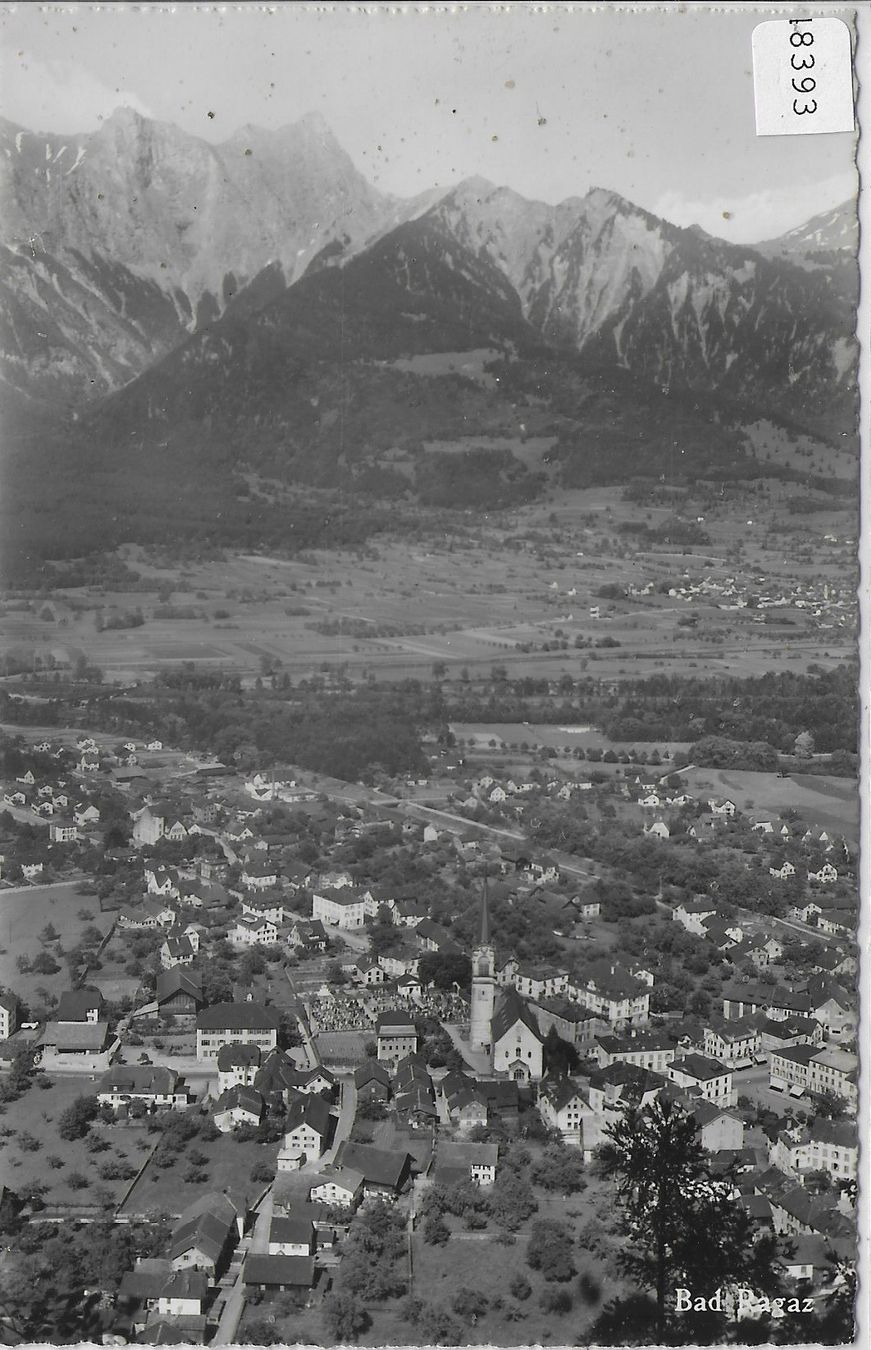 Cartoline postali: Bad Ragaz - Generalansicht – Usato da Ettingen venduto da Kartenplanet