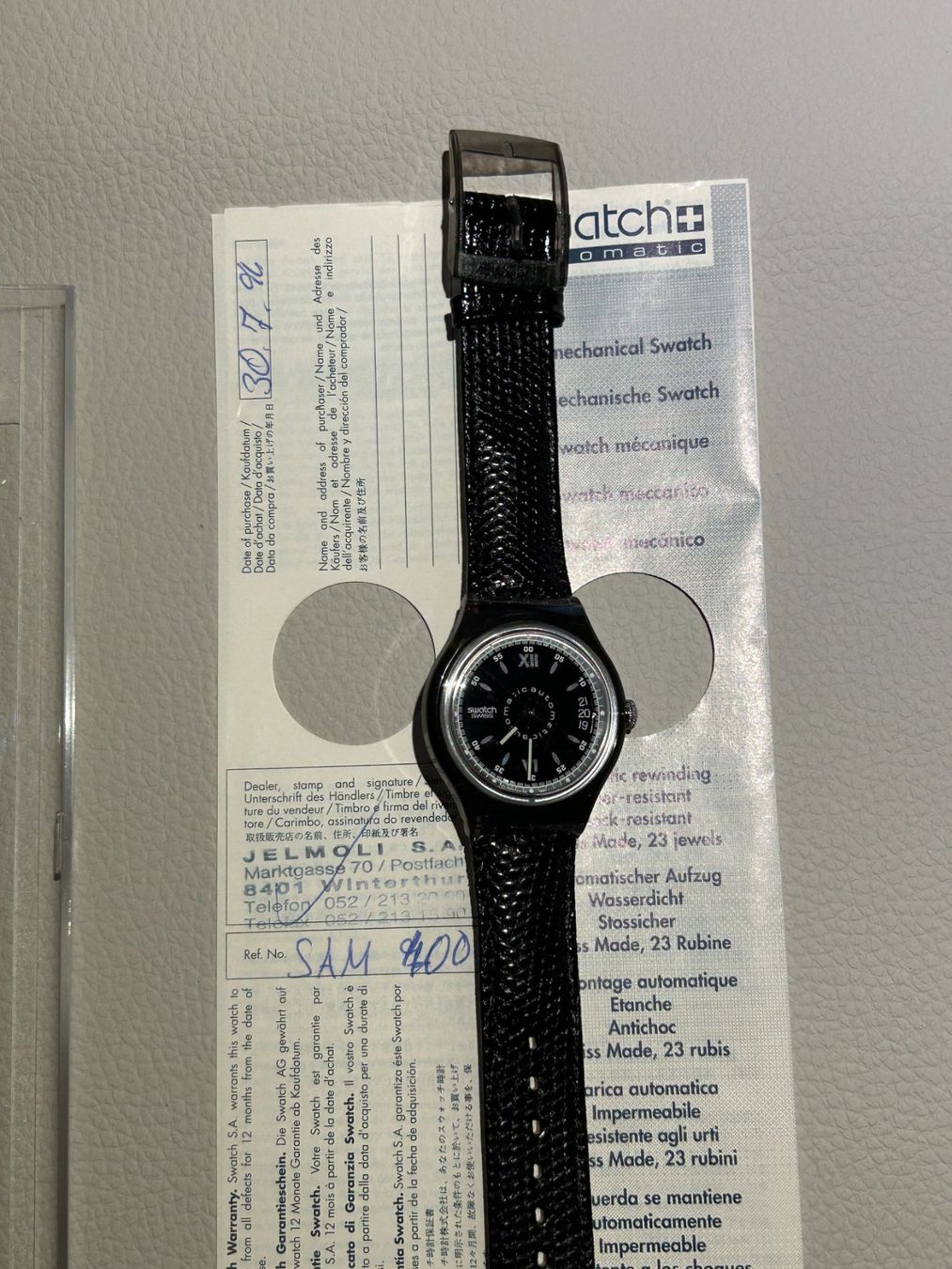 Swatch Uhren: SAM400 Swatch Rappongi Automatic Vintage – Neu (gemäss Beschreibung) aus Basel von arm_gf7p 2