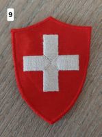 Badge , Patch, Aufnäher SCHWEIZERKREUZ , rot-weiss (9)
