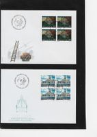 2002  2x  FDC 4er  Sondermarken