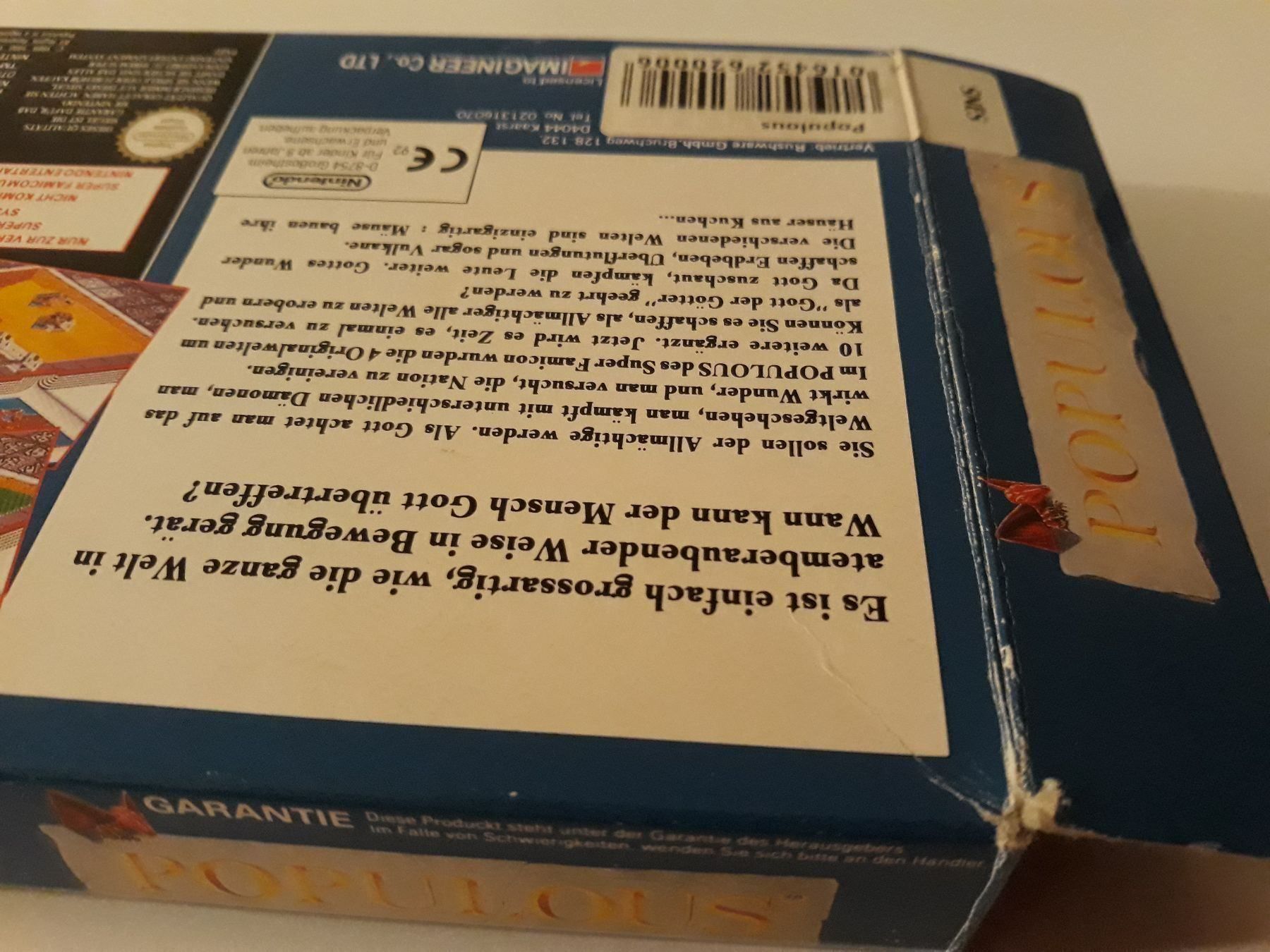 Giochi: Populous Super Nintendo SNES OVP – Usato da Aarau venduto da Kaesekuchen2000 9