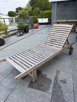 Liege aus massivem Teakholz