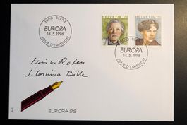 1996 FDC Europamarken
