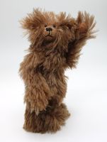 Süsser Teddybär zottelig beweglich 20 cm braun Handmade