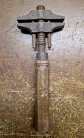 Alte Schraubzwinge / Handzwinge mit Holzgriff / Vintage