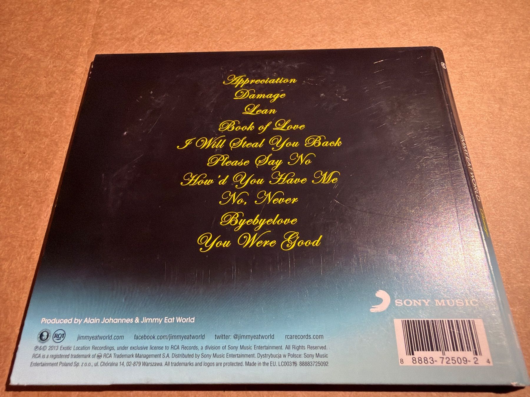 CD: Jimmy Eat World – Damage – Usato da St.Gallen venduto da CD_jalamusic 1