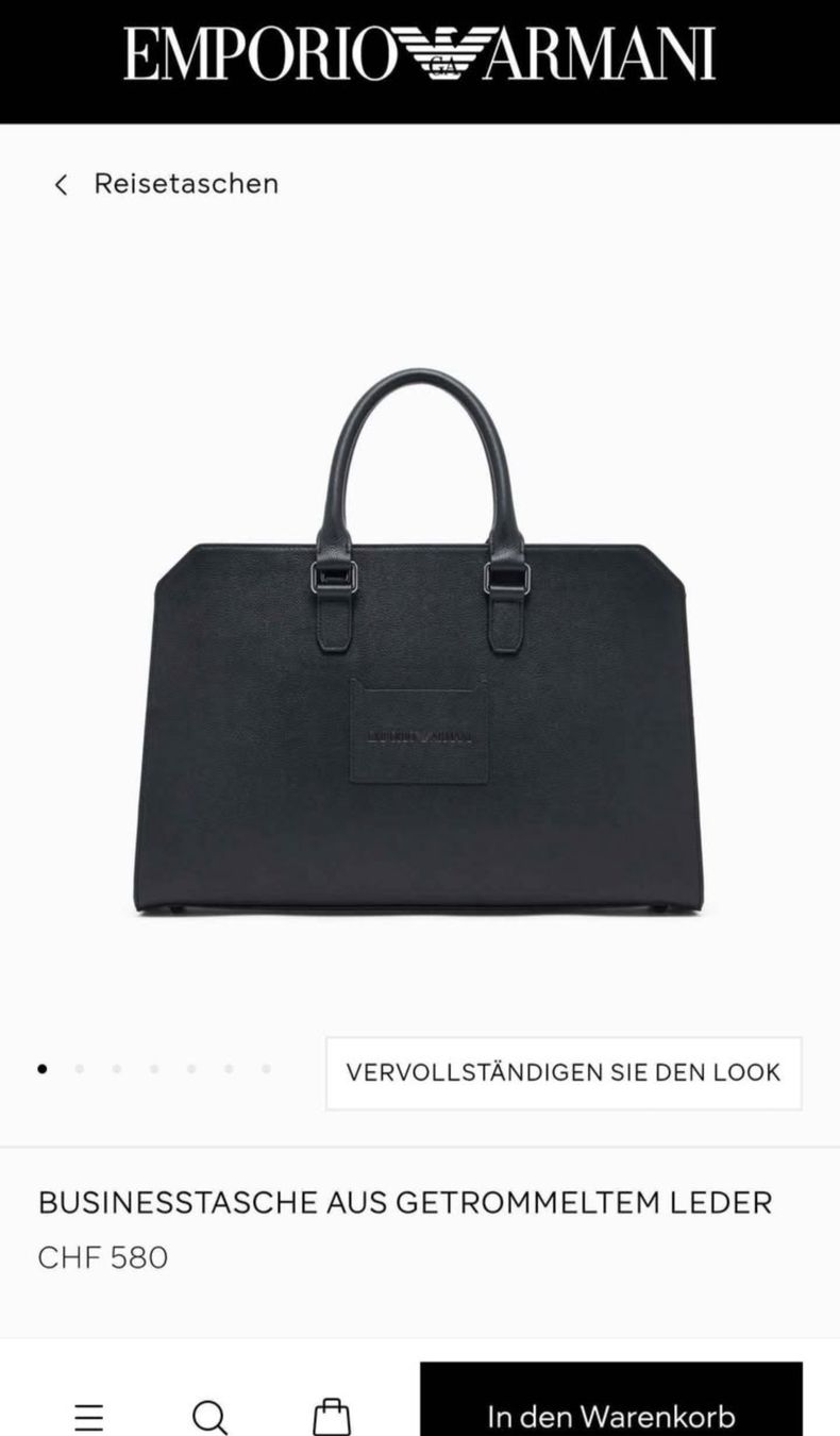 Borse: Armani Tasche – Nuovo e nell'imballaggio originale da Zürich venduto da AnnaAr 4