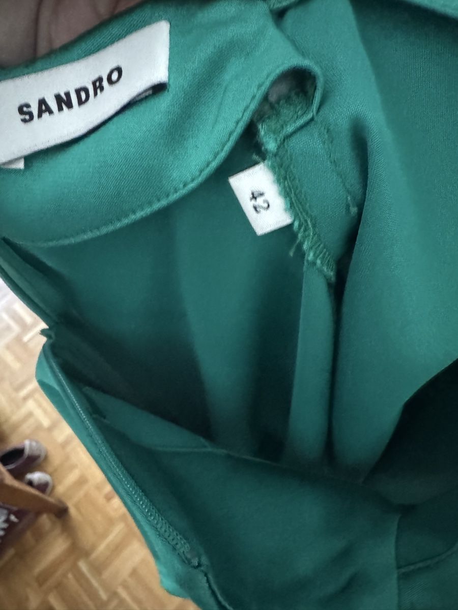 Sandro Vestiti: Robe vert émeraude Sandro Paris  – Nuovo (secondo la descrizione) da Thônex venduto da emm_f5jb 2