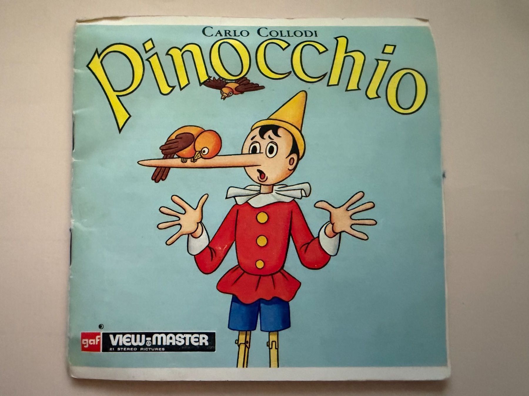 View-master Giocattoli: View-Master 3D: Nr. B 311 PINOCCHIO – Usato da Tegerfelden venduto da siebenmacky