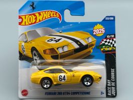 Hot Wheels Ferrari 365 GTB4 Competizione 1:64 Neu OVP