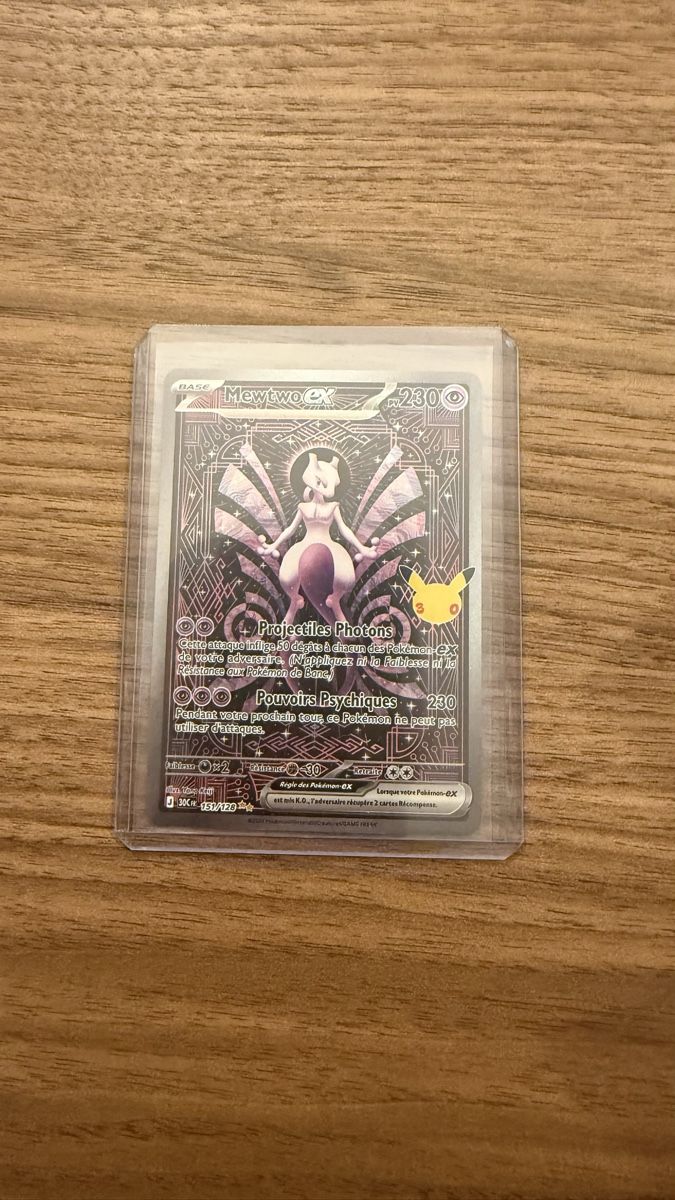 Pokémon Carte collezionabili: Carte Pokémon Mewtwo ALT 30ans 151/128 français – Nuovo (secondo la descrizione) da St-Sulpice NE venduto da Ryanth
