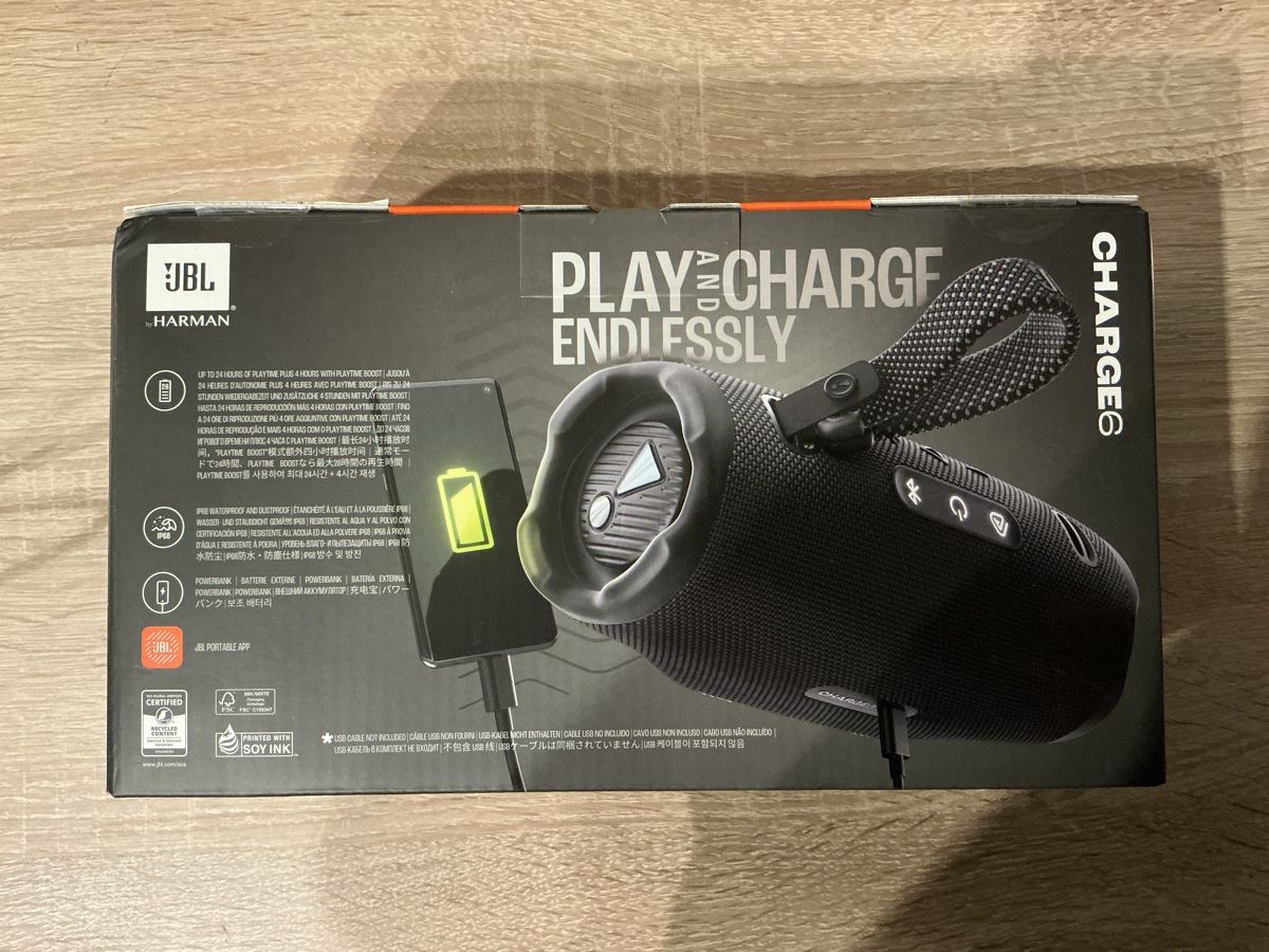 JBL Casse acustiche: JBL Charge 6 Black – Nuovo e nell'imballaggio originale da Gwatt (Thun) venduto da mar_9mrv 4