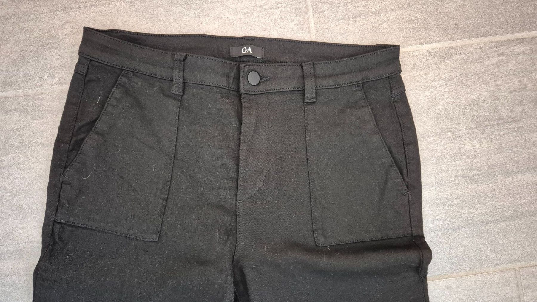 Pantaloni: C&A Stoffhose, neuwertig, Gr. 40, schwarz, BootCut – Usato da Wädenswil venduto da frandzrh 2