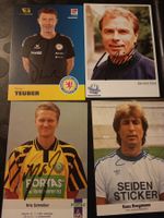 Bundesliga - 4 signierte Autogrammkarten - Set B2