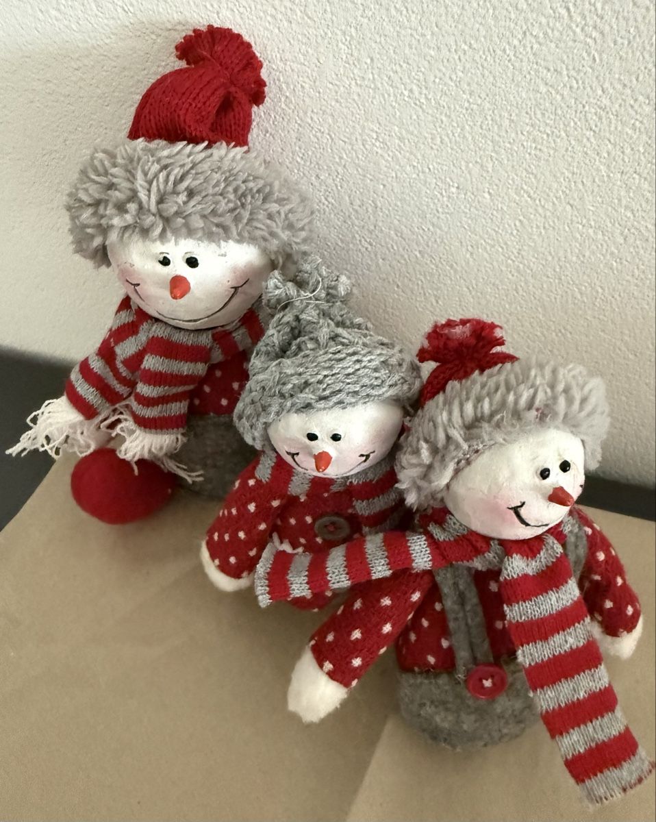 Migros Tutte le decorazioni: Schneemänner 3 Stück – Usato da Pfeffikon LU venduto da pepino17 2