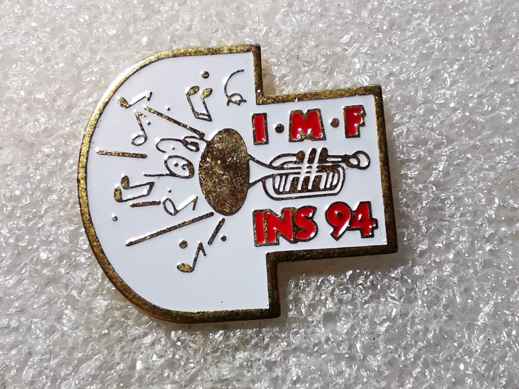 Placchette & Badge: Ansteckpin 59: I.M.F. Ins 94 – Usato da Oppligen venduto da Pin-Fall-Shop