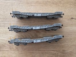 Liliput Flachwagen Niederbordwagen H0 Spur guter Zustand