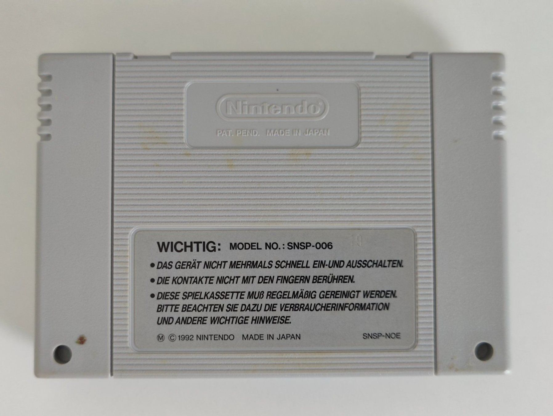 Nintendo Giochi: Super Soccer Super Nintendon SNES – Usato da Dintikon venduto da Nightcom 1
