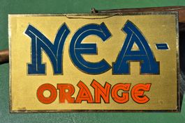 Original Blechreklame-Schild