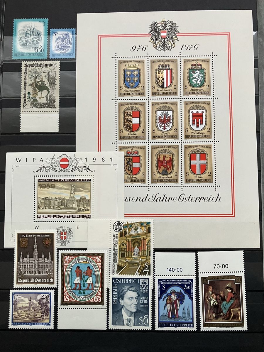Tutti i francobolli: A Österreich postfrisch 1976-2000 5s – Nuovo (secondo la descrizione) da Cham venduto da Diablo1232