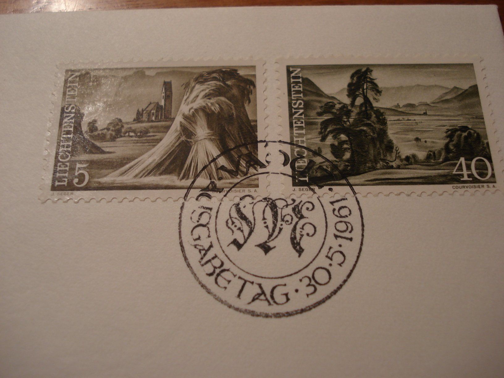 Alle Briefmarken: Liechtenstein Set FDC 1959/64, Dauermarken, 5 Belege – Gebraucht aus Niederwil AG von morostahu 5
