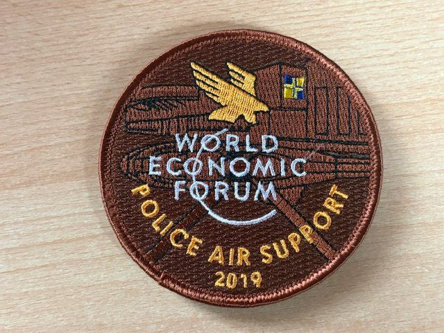 Plaketten & Abzeichen: Patch/Abzeichen WEF 2019 – Neu (gemäss Beschreibung) aus Rheineck von Vitzi