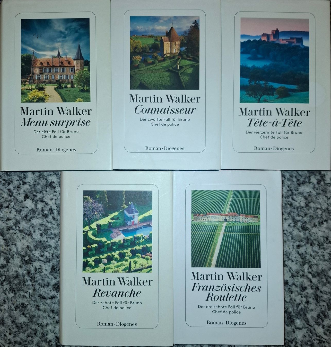 Libri: 5 Martin Walker Bücher aus dem Diogenes – Usato da Winterthur venduto da rahelmedeaL