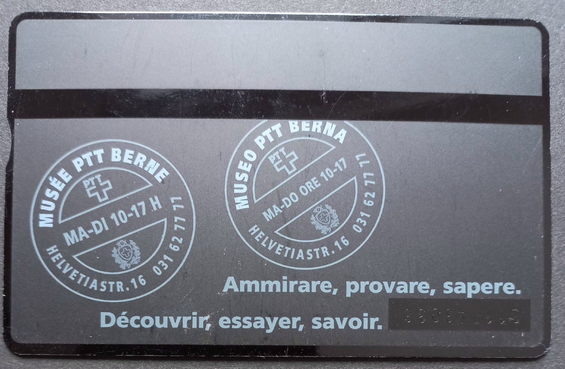 Swisscom Schede telefoniche: Taxcard - PTT-Museum - CH – Usato da Niederuzwil venduto da lubimaja 1