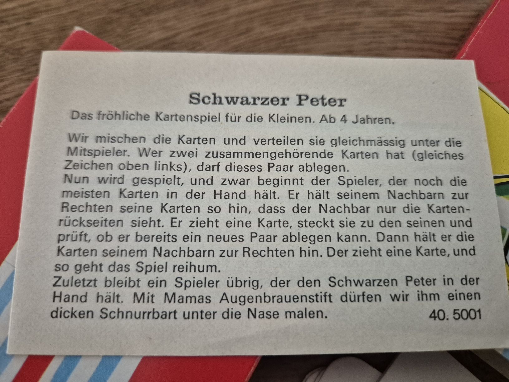 Carlit Giochi: Schwarzer Peter / Pierre Noir Von Carlit – Usato da Oberdiessbach venduto da Finland1977 5