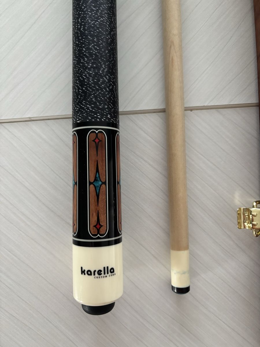 Stecche da biliardo: Karella Custom Cues Billard-Queue 19 oz inkl. Holzkoffer – Usato da Pfyn venduto da dun_ytq5 1