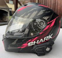 Shark Helm Damen Gr. S mit Sena Bluetooth Intercom