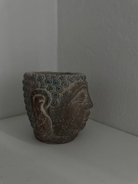 Vase & Récipients: Buddha Head Vase  Decorative  ~15cm – D'occasion à Pregassona par samdl518 1