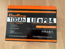 LiFePO4 Akku 25.6V 2560Wh Cloud Energy